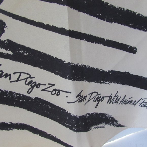 San Diego Zoo Zebra Scarf - Picture 3 of 4